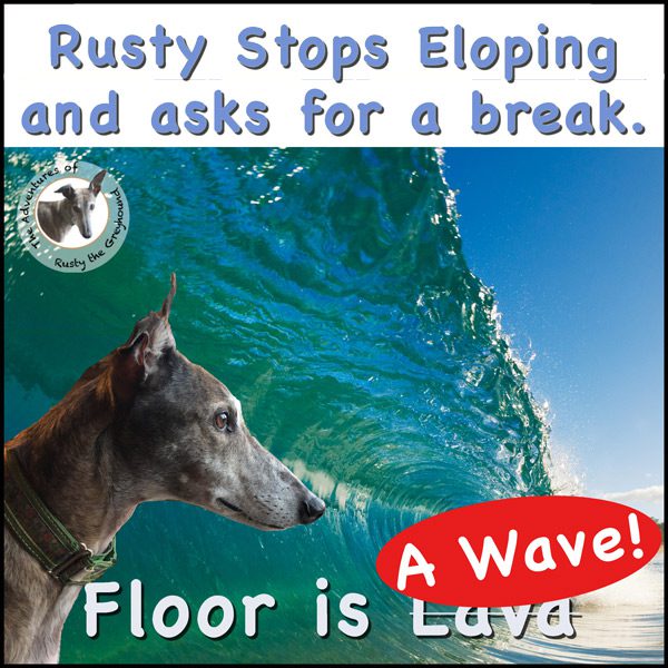 Floor is a wave Elope story