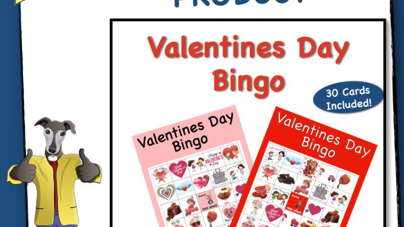 Featured Product: Valentines Day Bingo