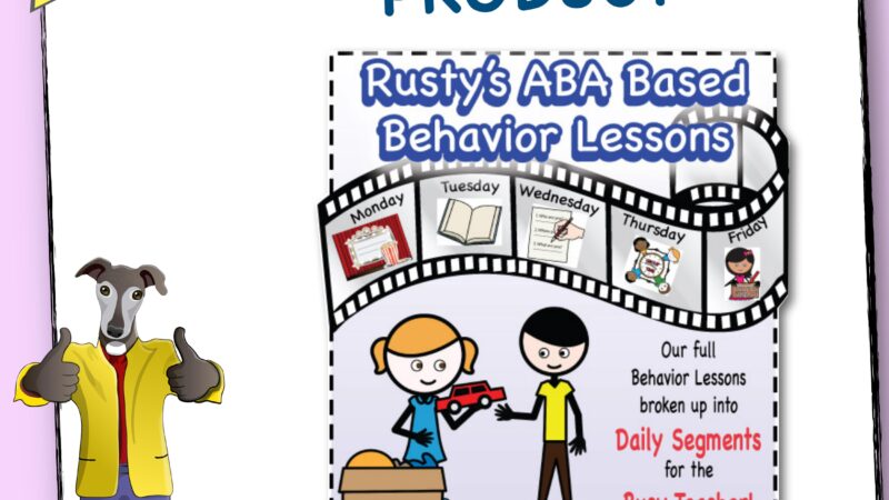 Sharing: 15 min. ABA Behavior Lessons Set of 5 Lessons