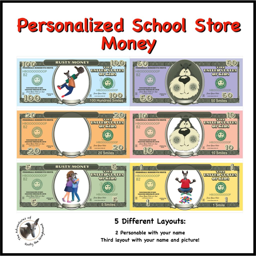 Personalized School Store Money