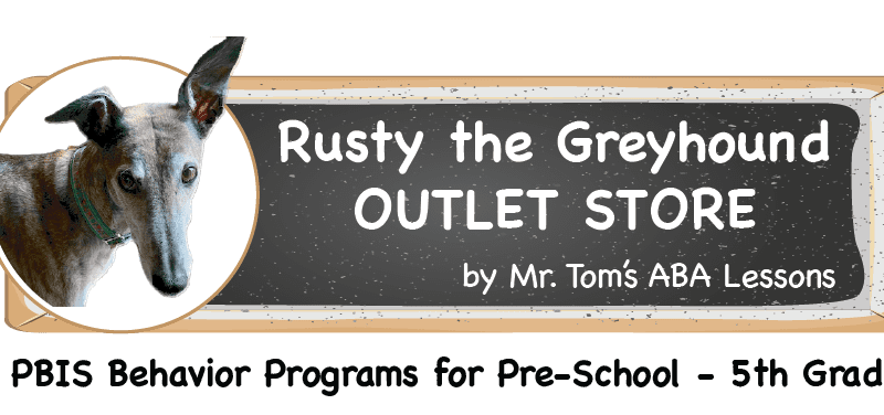Rusty the Greyhound OUTLET STORE!