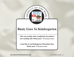 Rusty Goes To Kindergarten- Social Skills Behavior Story - SEL