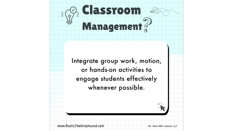 Classroom Management Tips for Teachers