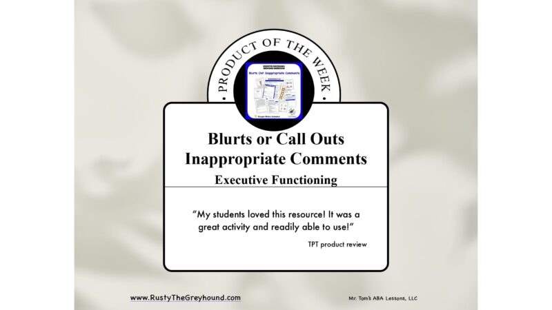 Executive Functioning Made Easy: Reduce Blurting With Practical, Real-Life Scenarios